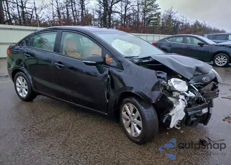 2013 Kia Rio Ex from USA, damaged, VIN KNADN4A33D6114321